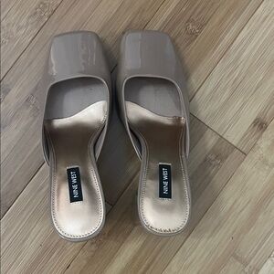 Nine West Women's Beige Mules